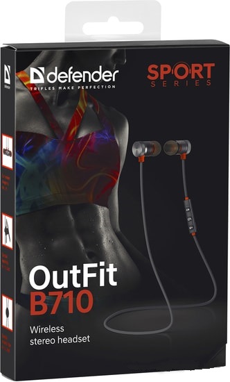 Наушники Defender OutFit B710 (Black-Orange), фото 8