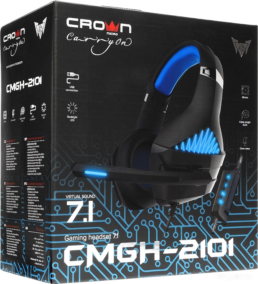 Наушники CrownMicro CMGH-2101, фото 7