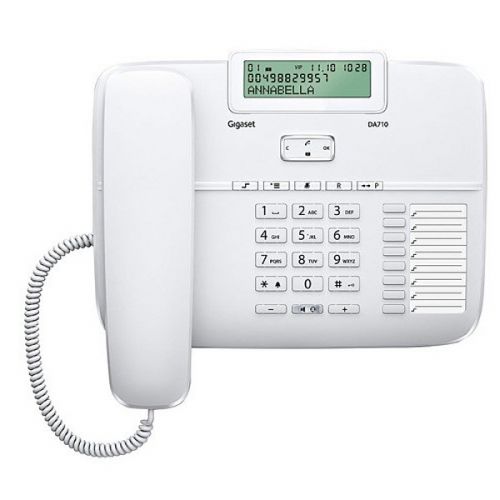 Проводной телефон Gigaset DA710 white