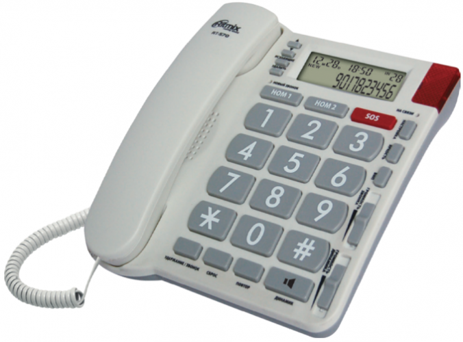Проводной телефон Ritmix RT-570 (Слоновая Кость)