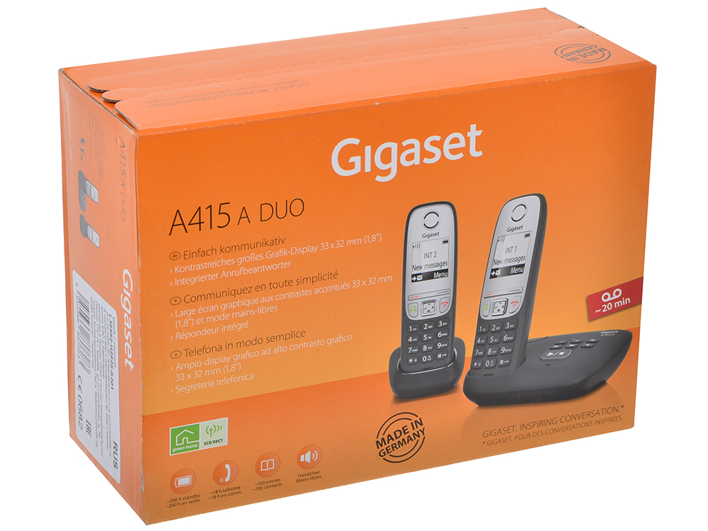Радиотелефон Gigaset A415 Duo, фото 2
