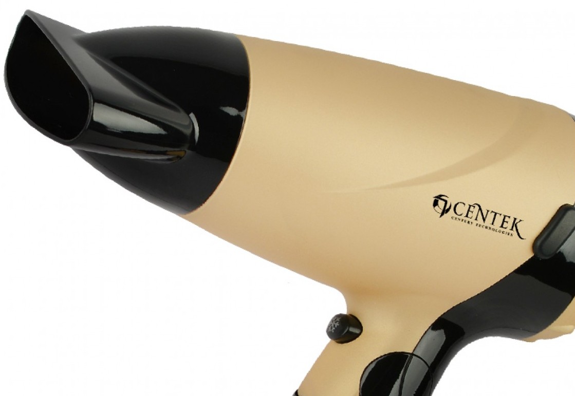 Фен CENTEK CT-2209 (Black-Gold), фото 3