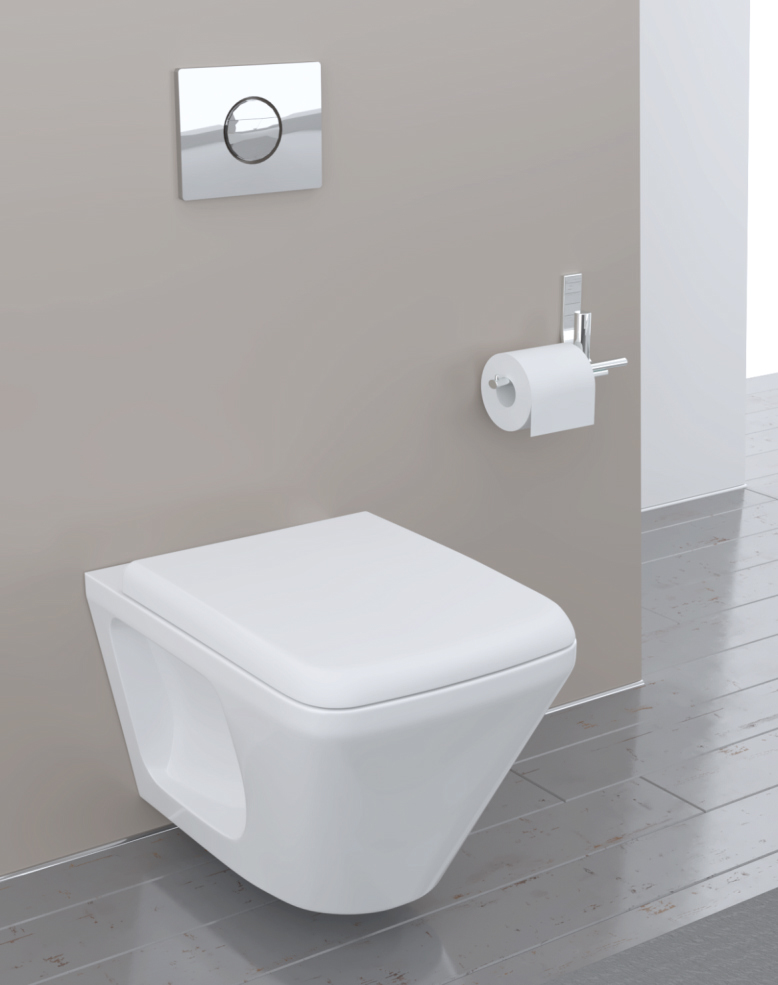 Унитаз Керамин Милан Premium (с жестким сиденьем Slim и микролифтом), фото 2