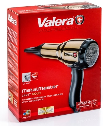 Фен Valera Swiss Metal Master Light 584.01/I (Gold), фото 3