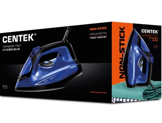 Утюг CENTEK CT-2360 (Blue), фото 2
