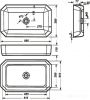 Умывальник SANITA LUXE Line 55 LINSLWB01