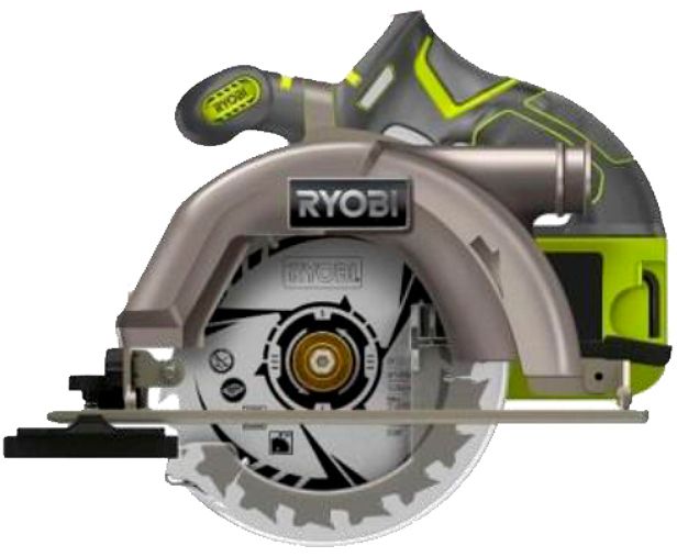 Дисковая пила Ryobi R18CSBL-0, фото 1