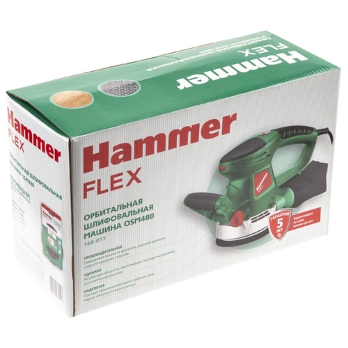 Эксцентриковая шлифмашина Hammer OSM480, фото 3