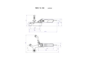 Шлифовальная машина Metabo RBE 15-180 Set