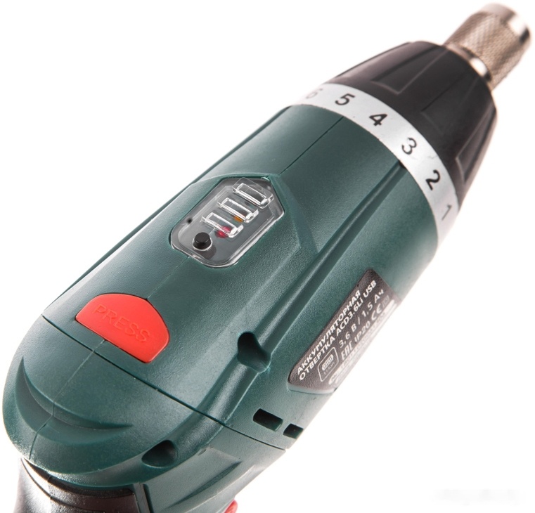 Электроотвертка Hammer Flex ACD3.6Li USB, фото 7