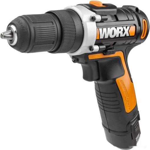 Дрель-шуруповерт Worx WX128.3 (с 2-мя АКБ, кейс), фото 1