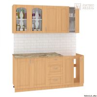 Готовая кухня Кортекс-мебель Корнелия Ретро 1.8м (ольха/марсель)