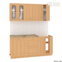 Готовая кухня Кортекс-мебель Корнелия Ретро 1.7м (ольха/королевский опал)