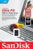 USB Flash SanDisk Ultra Fit USB 3.1 64GB (черный)