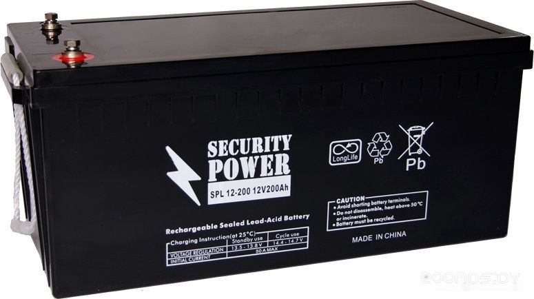 Аккумулятор для ИБП Security Power SPL 12-200 (12В/200 А·ч)