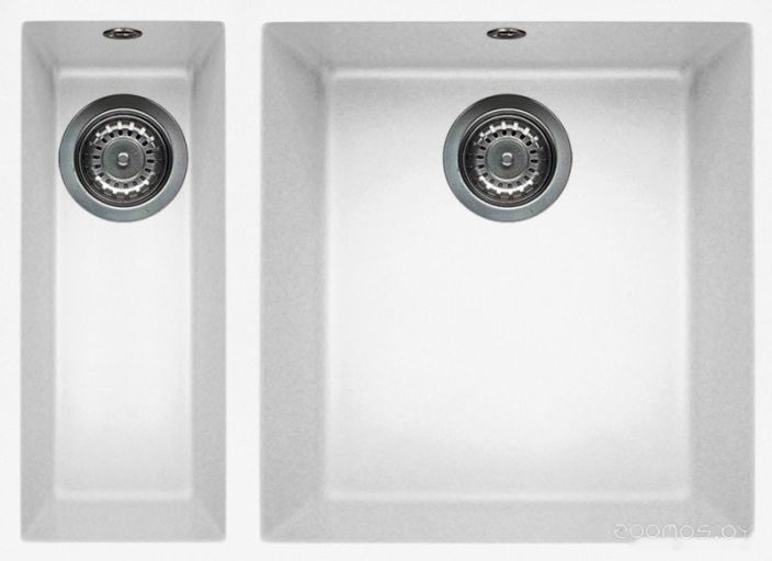 Кухонная мойка Elleci Quadra 150 Undermount White K96, фото 1