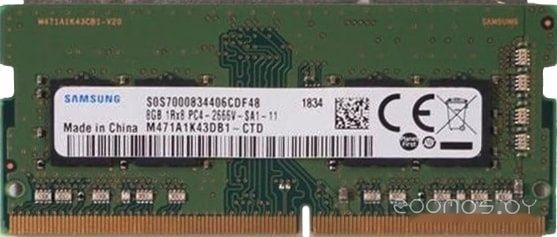 Оперативная память Samsung 8GB DDR4 SODIMM PC4-21300 M471A1K43DB1-CTD