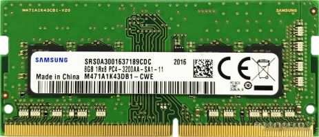 Оперативная память Samsung 8GB DDR4 SODIMM PC4-25600 M471A1K43DB1-CWE