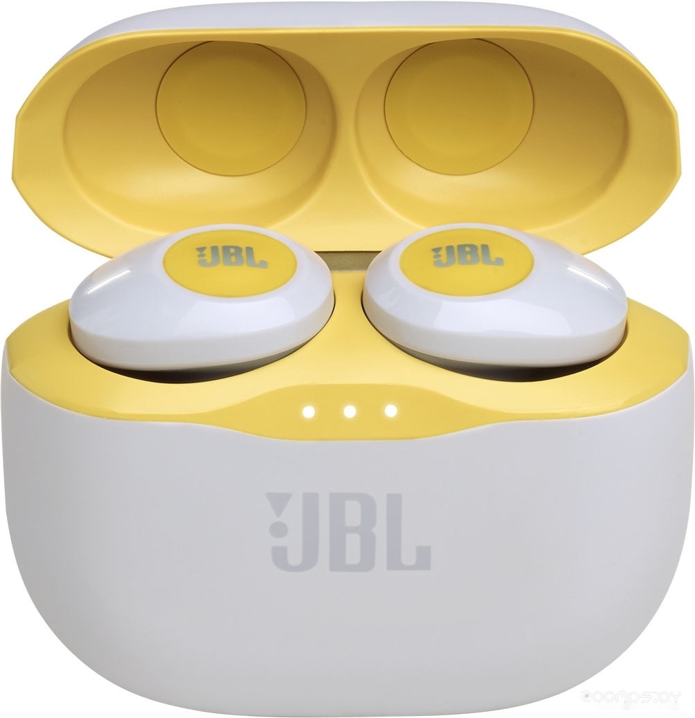 Наушники JBL Tune 120 TWS (белый/желтый), фото 5