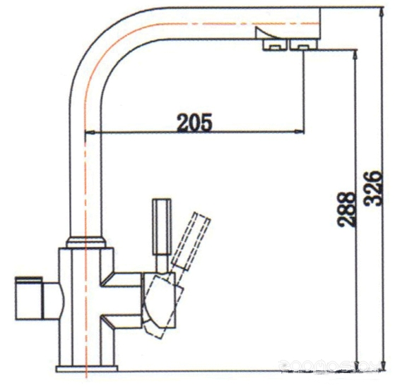 Смеситель Kaiser Decor 40144-8 S, фото 2