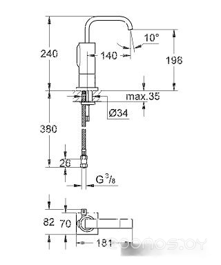 Смеситель Grohe Allure [36098000], фото 2