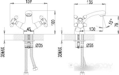Смеситель Lemark Vista LM7606C, фото 2