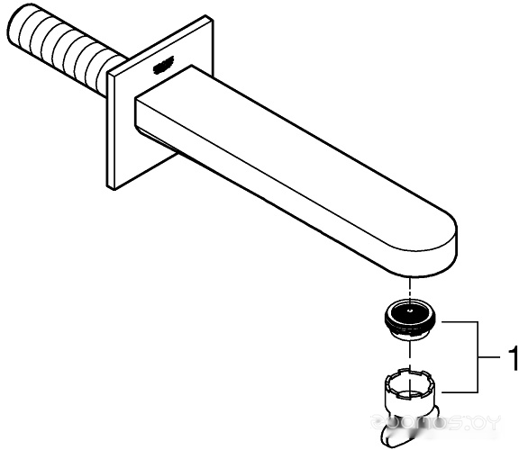 Излив Grohe Plus 13404003, фото 2