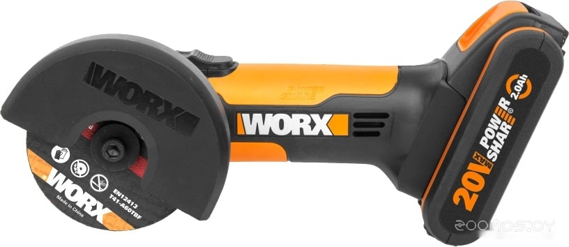 Угловая шлифмашина Worx WX801 (с 1-им АКБ, кейс), фото 3