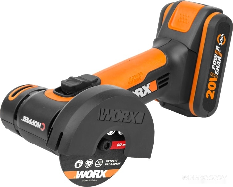 Угловая шлифмашина Worx WX801 (с 1-им АКБ, кейс), фото 2