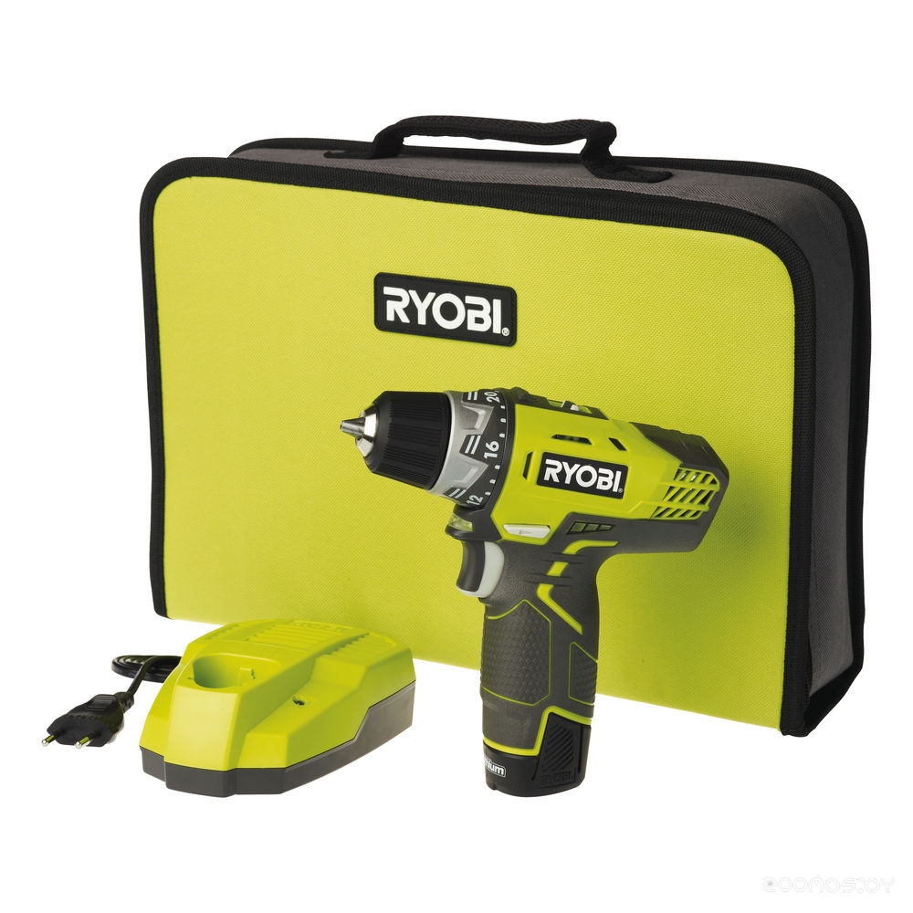 Дрель-шуруповерт Ryobi R12DDL13S, фото 4