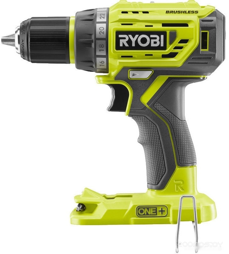 Дрель-шуруповерт Ryobi R18DD7-220S 5133004533 (с 2-мя АКБ, сумка), фото 4