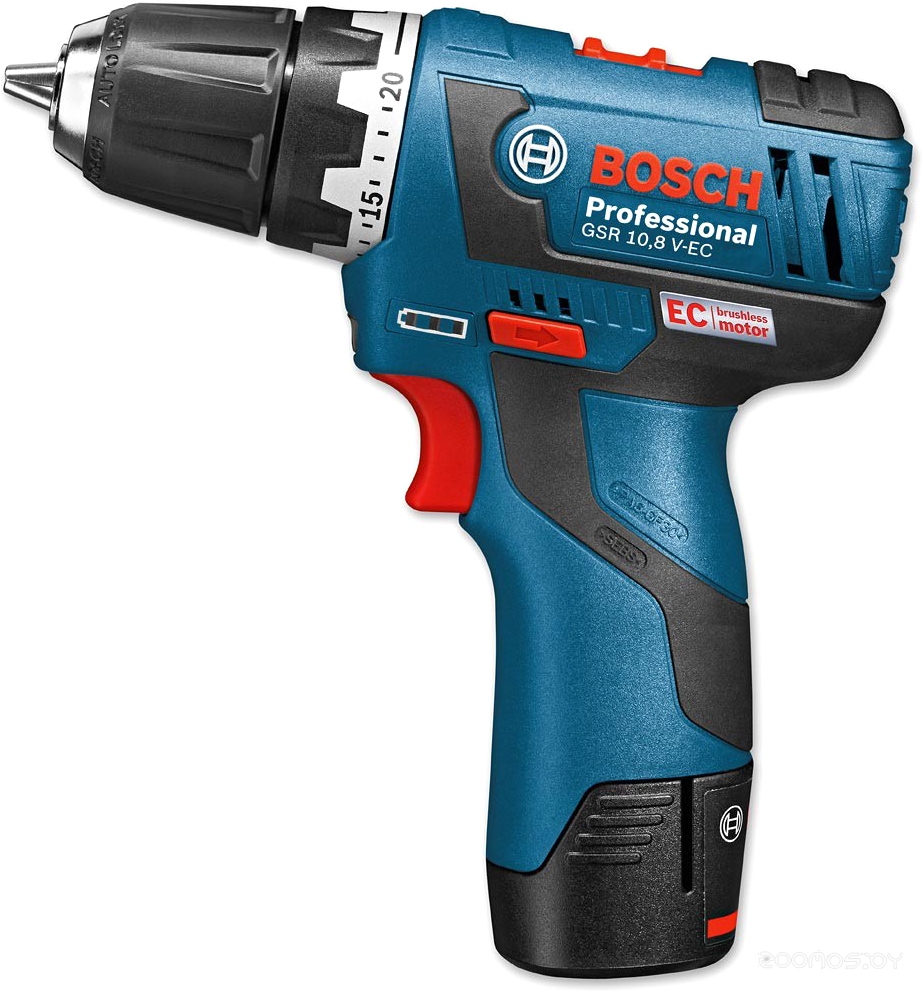 Bosch GSR 10.8 V-EC Professional, фото 2
