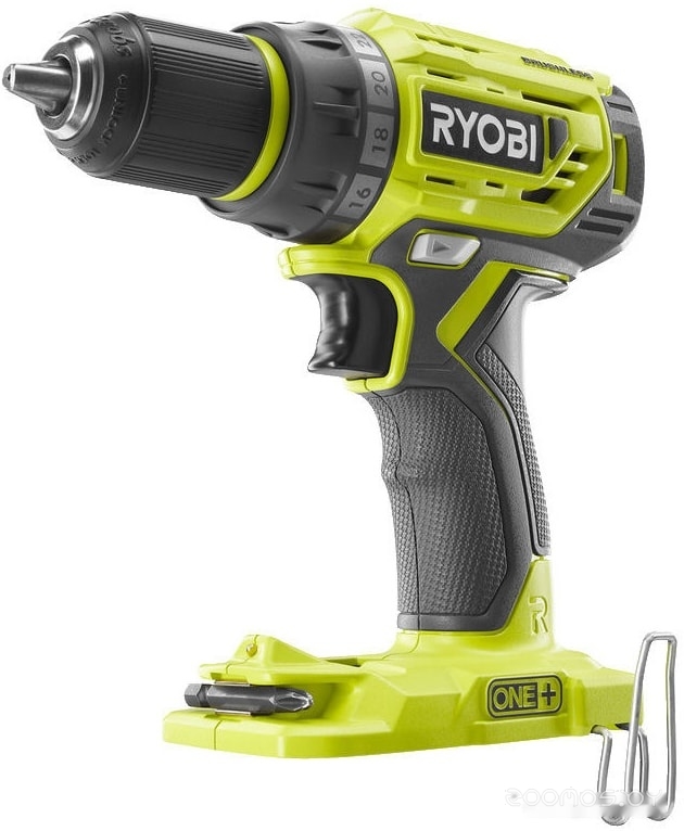Дрель-шуруповерт Ryobi R18DD7-220S 5133004533 (с 2-мя АКБ, сумка), фото 2
