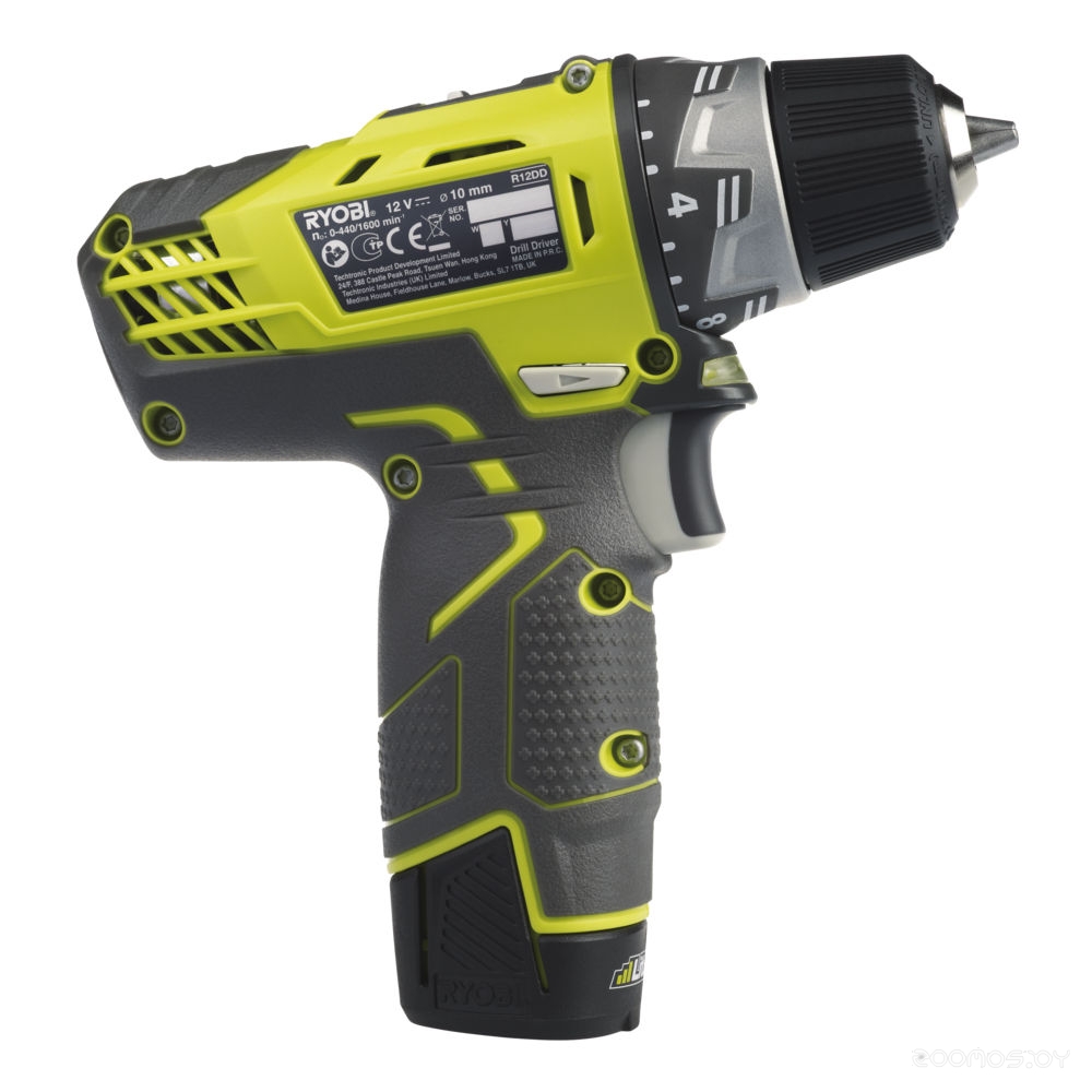 Дрель-шуруповерт Ryobi R12DDL13S, фото 5