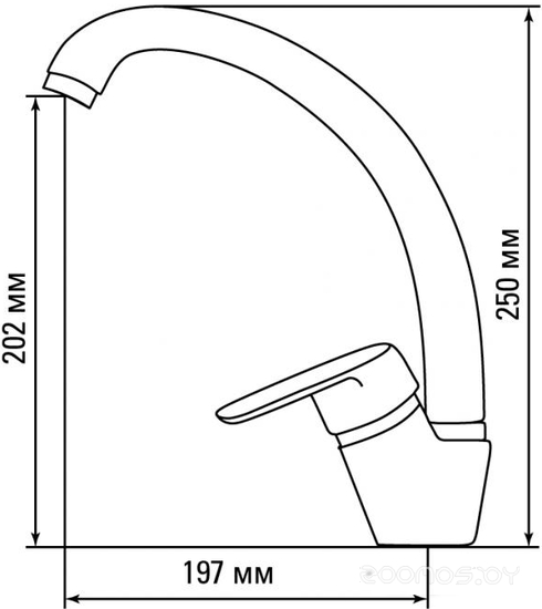 Кухонная мойка Berge BR-5801 + GR-4003 (Песочный/Классик), фото 2