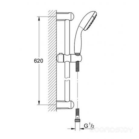 Душевая система Grohe New Tempesta 100 (27853 000), фото 2