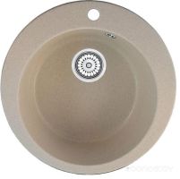 Кухонная мойка Berge BR-5100 + смеситель Spring 3509L (бежевый/пирит)