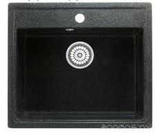Кухонная мойка Berge BR-5750 + GR-3505 (Черный/Шварц)