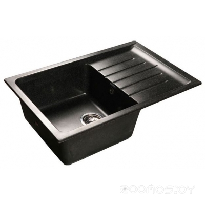 Кухонная мойка GranFest Practic GF-P760L (Black), фото 2