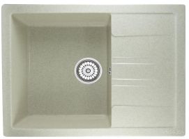 Кухонная мойка Berge BR-5850 + смеситель Spring 3509L (серый/базальт)