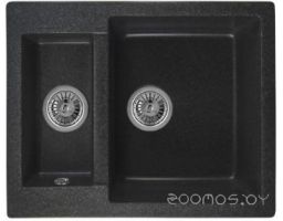 Кухонная мойка Berge BR-6150 + GR-3505 (Черный/Шварц)