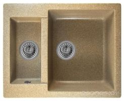 Кухонная мойка Berge BR-6150 + GR-4003 (Песочный-Классик)