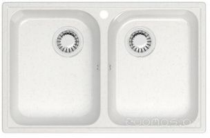 Кухонная мойка Berge BR-7322 + GR-3505 (Белый/Арктик)