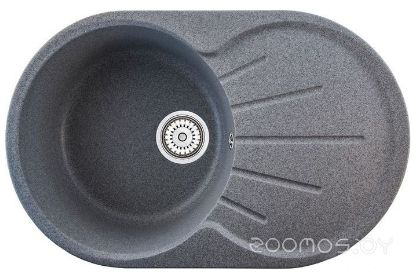 Кухонная мойка Berge BR-7501 + смеситель Spring 3509L (графит/пирит), фото 1
