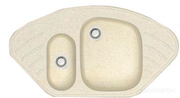 Мойка кухонная Berge BR-9550 + GR-3505 (Бежевый/пирит)