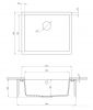 Врезная кухонная мойка Deante Corda ZQA G10C