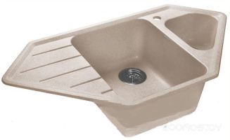 Кухонная мойка GranFest Corner GF-C950E (песочный)