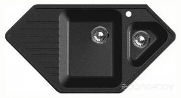 Кухонная мойка GranFest Corner GF-C950E (черный)