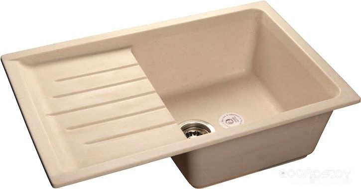 Кухонная мойка GranFest GF-P760L (белый), фото 1