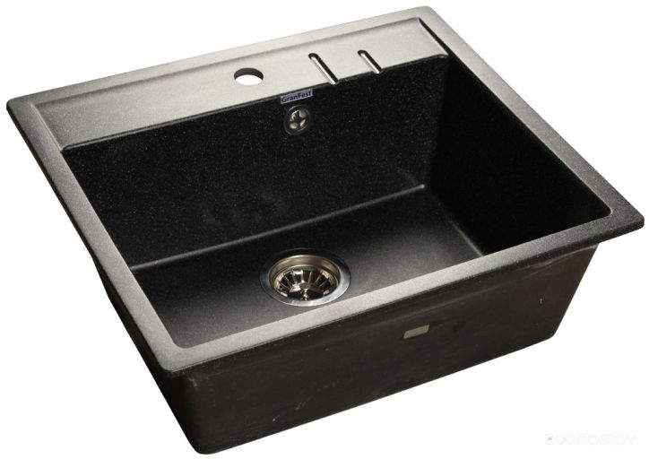 Кухонная мойка GranFest Quadro GF-Q560 (Black), фото 1